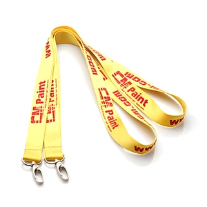 Custom design free event polyester printed neck lanyards