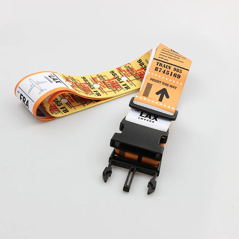 Personal luggage strap fashion baggage tag belt for short travel