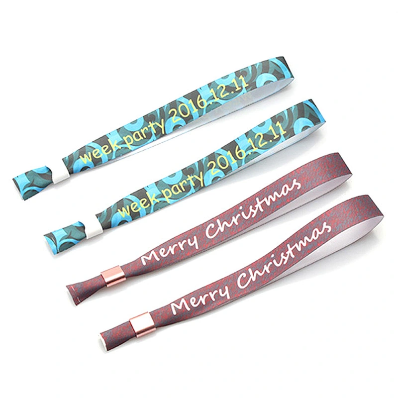 High quality custom sublimation printing polyester wristband