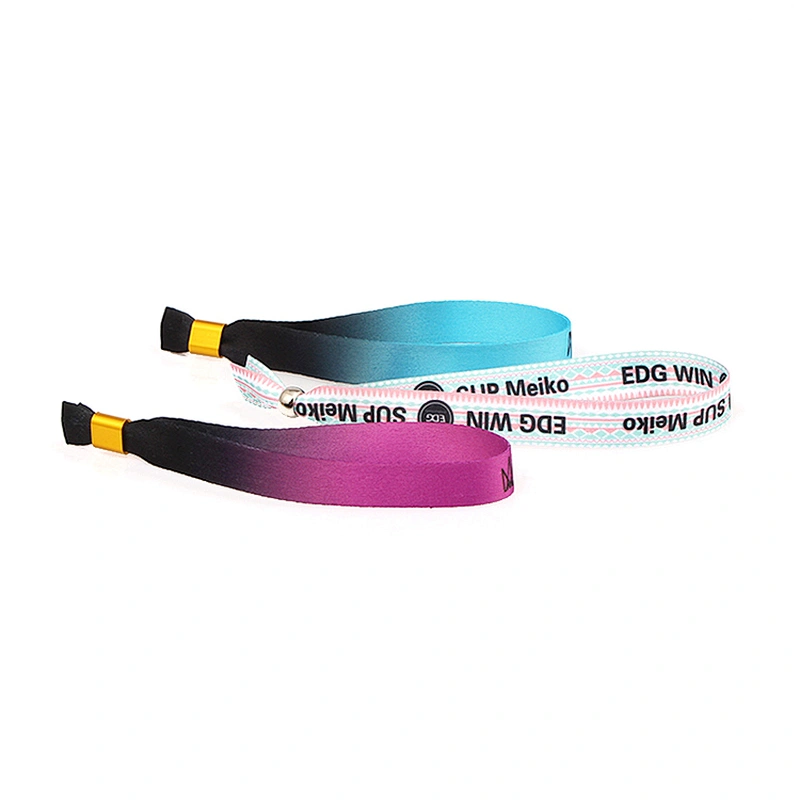 Personalized Design Sample Free Polyester Adjustable Wristband