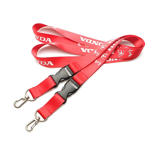 Fashion style polyester material customised personalized print lanyard
