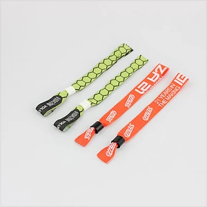 2019 polyester sublimation disposable id bracelet for event