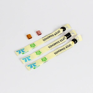Factory Production Custom Polyester Woven Wristband for Events