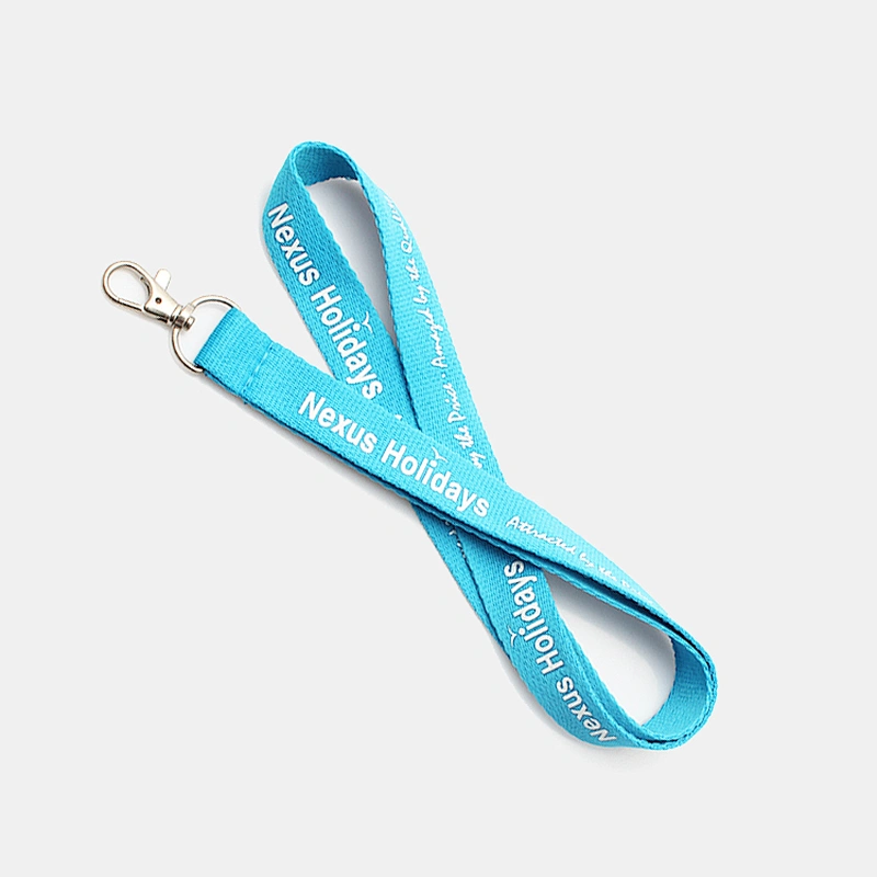 Custom logo print personalized neck silk screen lanyards