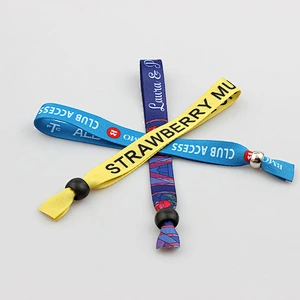 Beautiful high quality polyester Wrist Band custom useful wristband wholesale