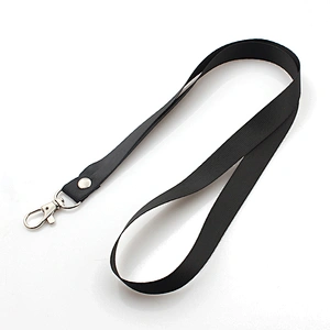 Mix color black blank plain key lanyard for customized wholesale