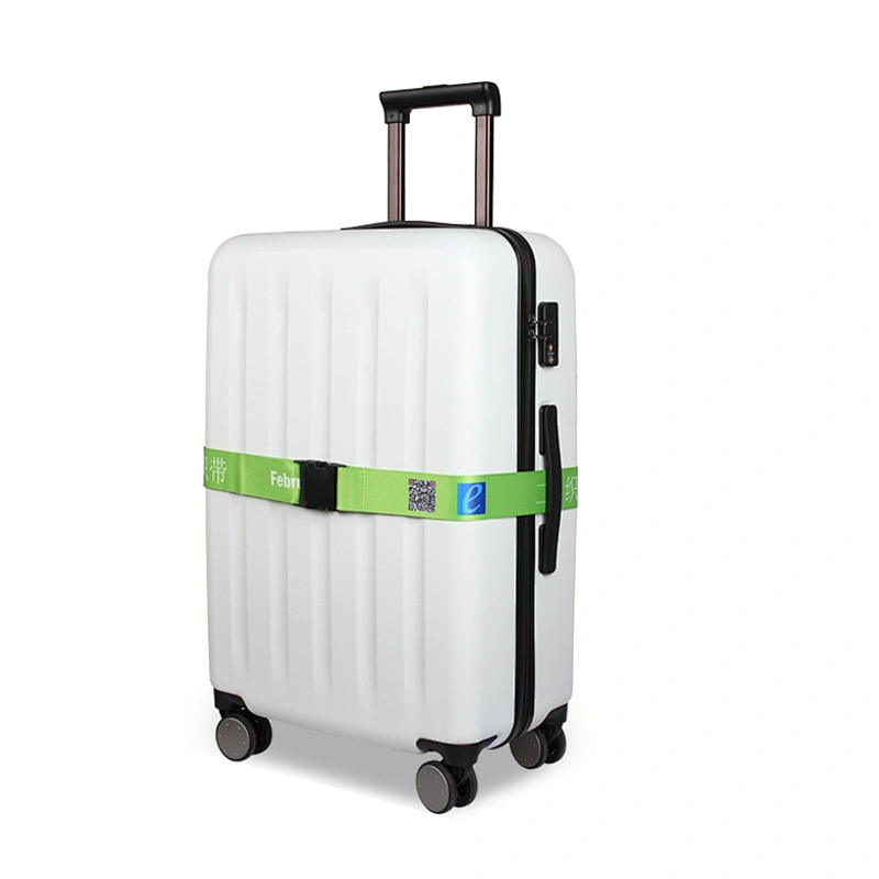 Hot sale polyester custom luggage straps belt with your logo