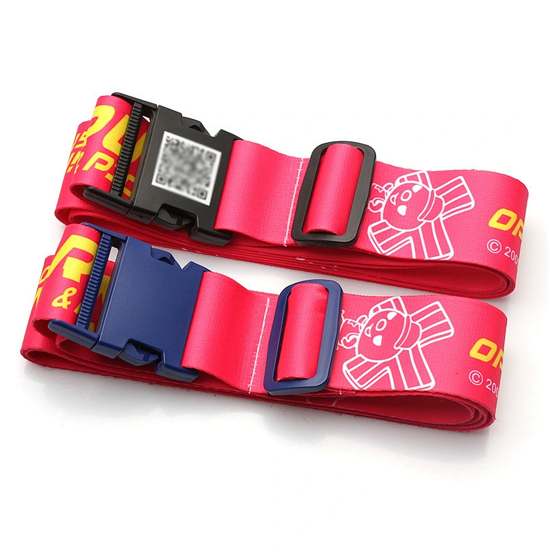 Customized fashion QR code top quality luggage bag belt