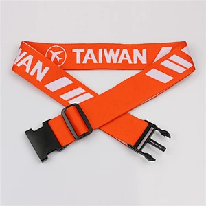 High quality polyester bag strap adjuster plastic buckle luggage belt