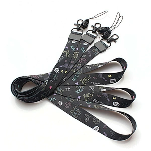 Cheap wholesale custom logo sublimation printed polyester lanyard