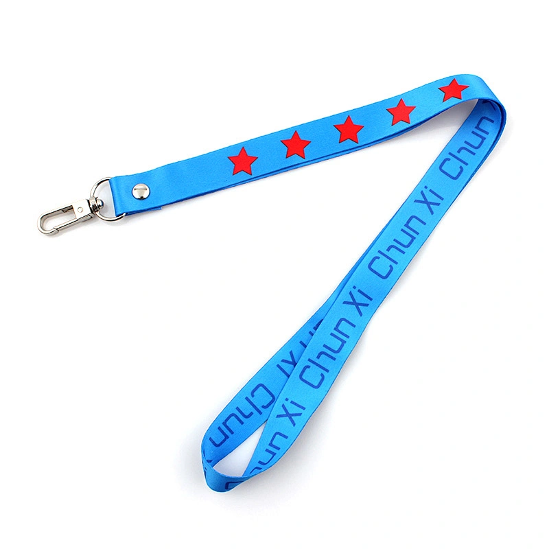 Cheap sublimation printing teacher lanyards no minimum order with metal hook