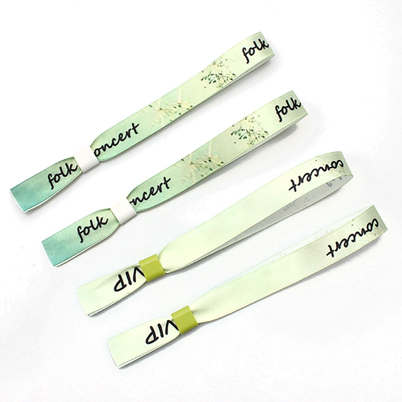 High quality colorful custom friendship ribbon wristband