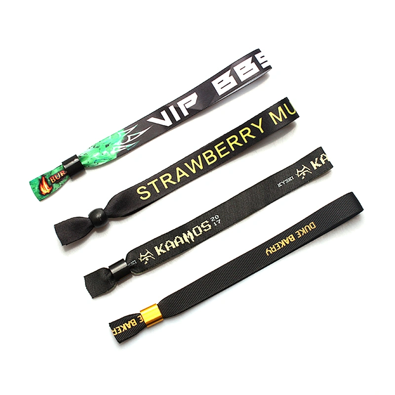 Personalized custom woven smart wristband for world cup