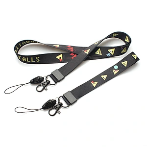 Personalized logo cheap neck printed custom polyester lanyards
