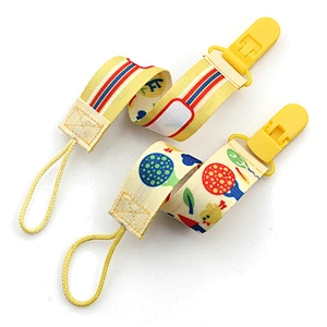 Factory custom baby soother clip pacifier clip chain