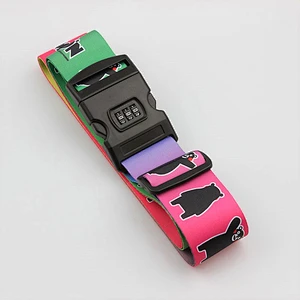 Guangzhou factory top quality personalized lockable luggage strap