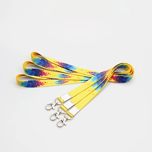 High Quality Printed Polyester custom Lanyards no minimum order