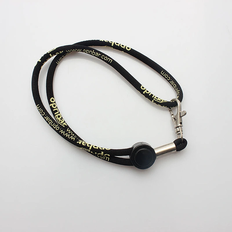 New arrival high quality custom jacquard rope woven lanyard