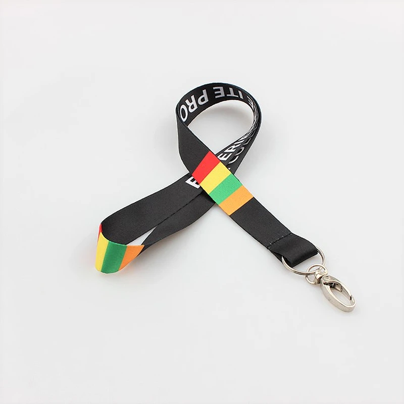 Customized High Quality Printing Custom Logo Polyester Christmas Lanyard
