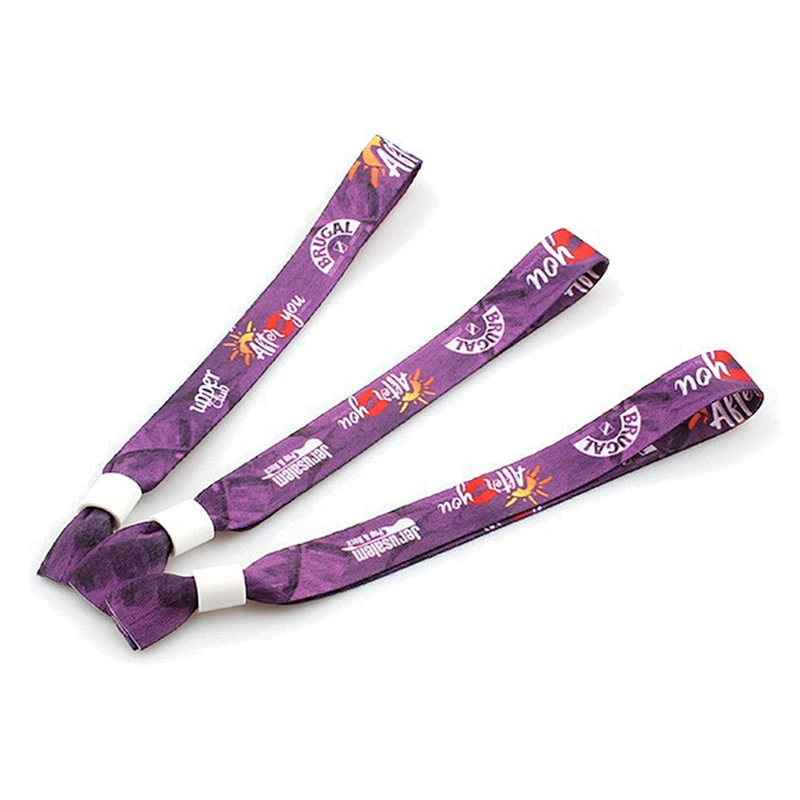 Non removable security printed wristband for festival events