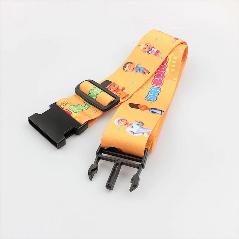 Personalized travel accessories lockable luggage strap