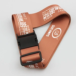 Items custom personalized luggage strap belt for suitcase in business trip