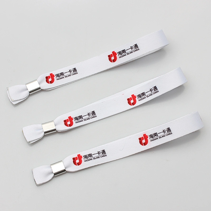High quality colorful polyester logo sublimation youth wristbands
