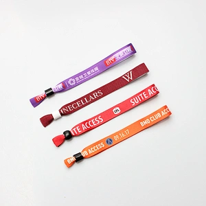 Recommended cultural event health wristbands&free sample fabric wristband