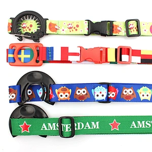 Durable custom logo water bottle holder lanyard strap