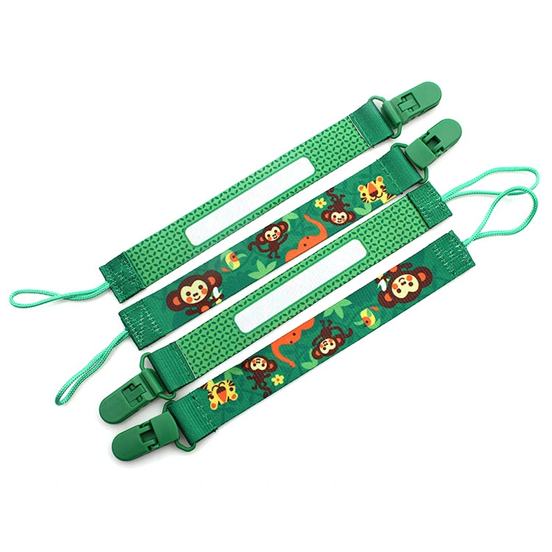 Wholesale 10 styles eco-friendly baby pacifier clip