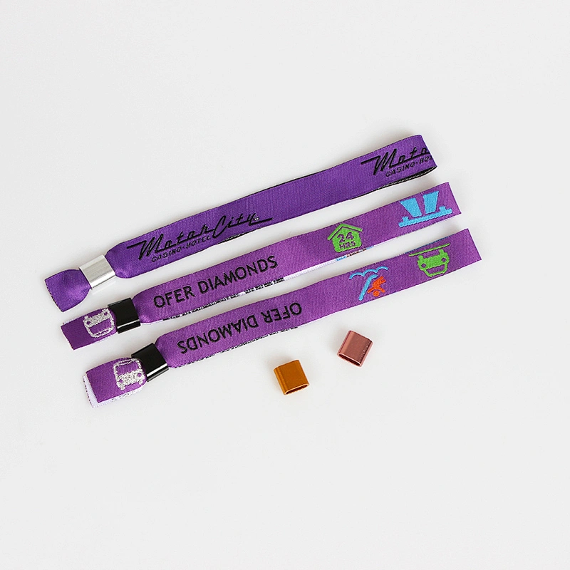 Factory promotion custom fashional design fabric wristband for activity