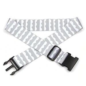 Eco-friendly printing personalized luggage tag break line strap