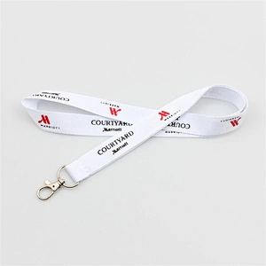 Hot Sale colorful neck lanyard with metal hook for meeting