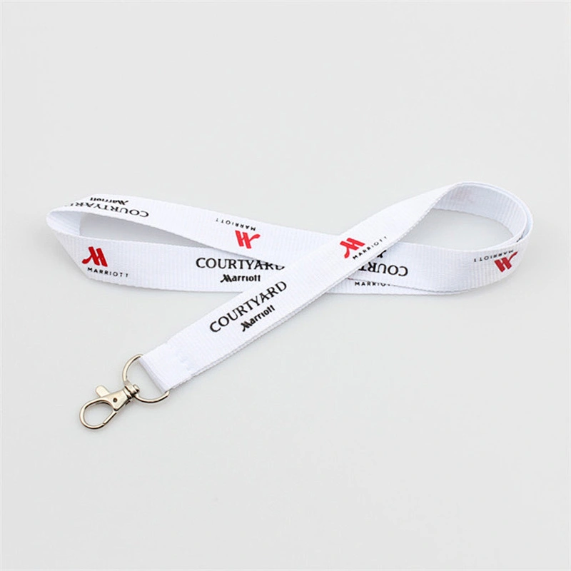 Hot Sale colorful neck lanyard with metal hook for meeting
