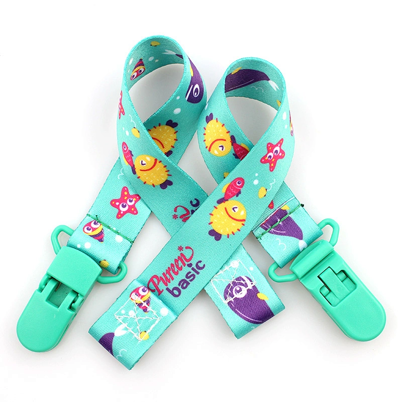 Wholesale Custom Logo Baby Pacifier Clip With Double-sided Paste