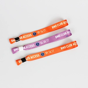 Festival Event Custom Fabric Sublimation Printed Polyester Cloth Bracelet For Events