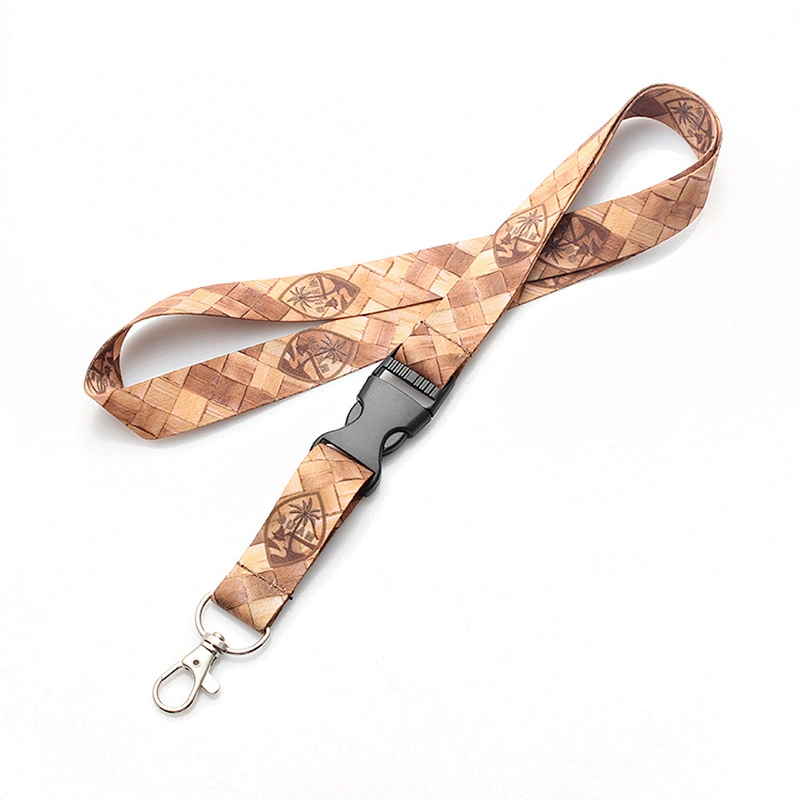 Fashion style polyester material customised personalized print lanyard
