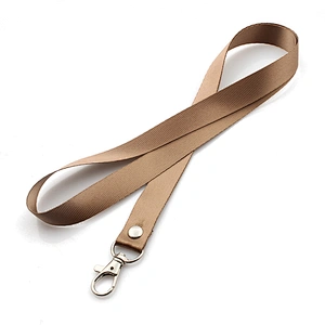 Mixed solid color lanyard high quality key neck strap