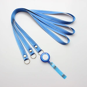 New design fashion silk screen lanyard with plastic hook