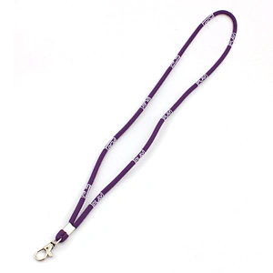Good reputation high-end woven custom cord lanyard with sample free
