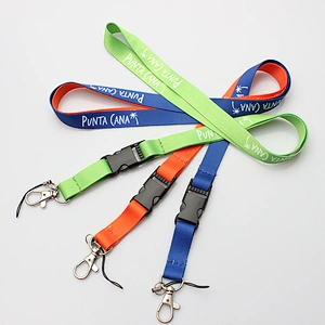 Hot sale custom sublimation printed football team nfl lanyard with detachable buckle