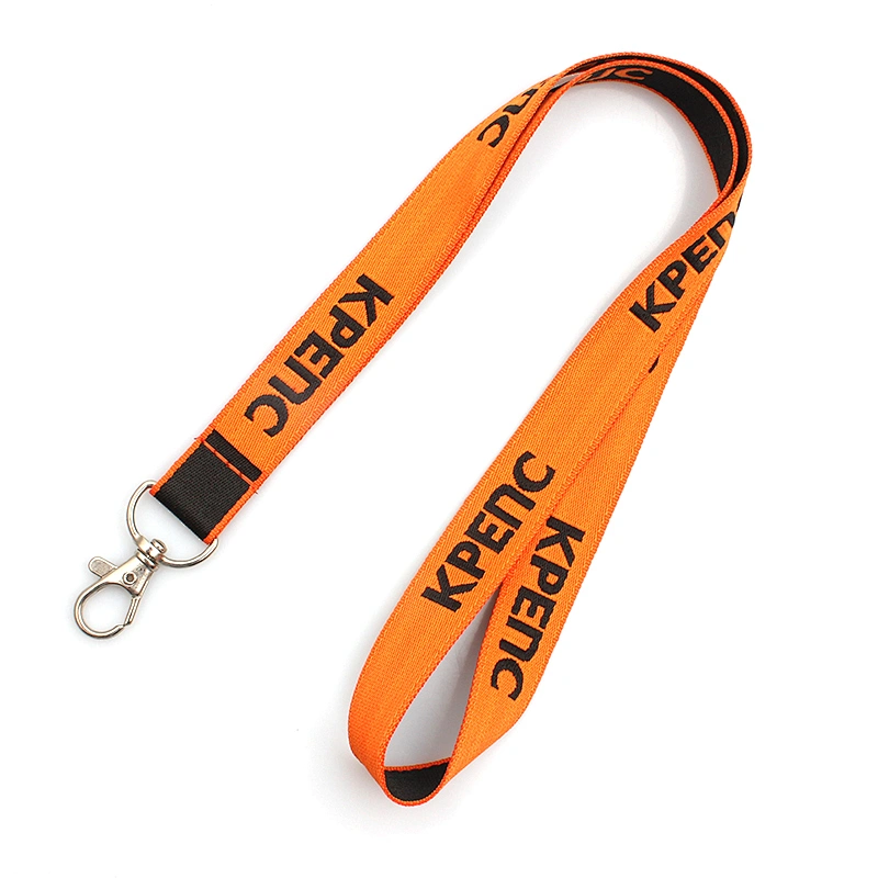 High quality neck custom polyester woven lanyards