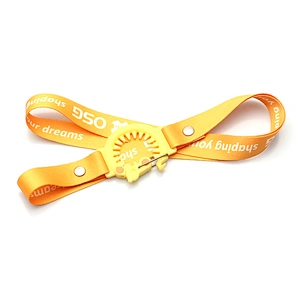 Custom adjustable neck lanyard free sample bottle holder lanyards