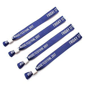 High quality customized fabric wristband for children