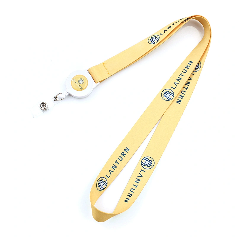 New designed custom breakaway buckle id badge holder colorful neck lanyards