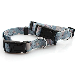 Wholesale Sublimation Customized Logo Printed Dog Collars