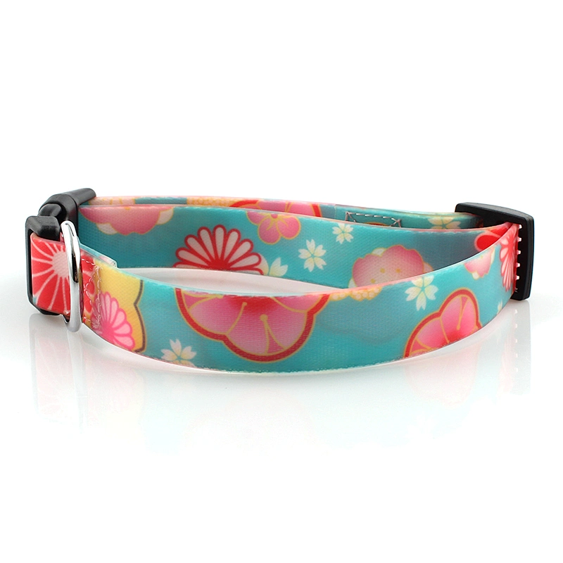 Custom PVC Waterproof Dog Collar With Quick-Release Buckle