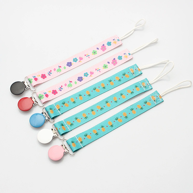 Hot sale baby bottle type metal pacifier holder