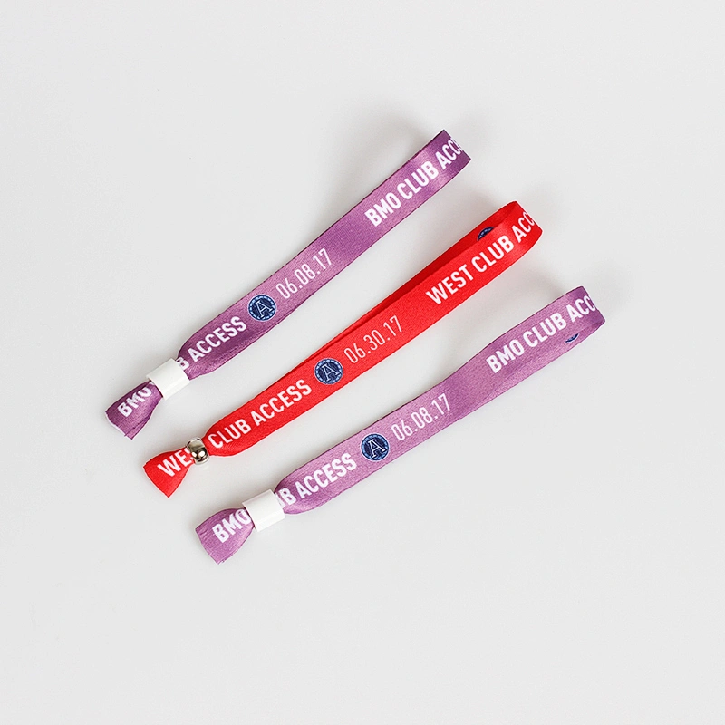Custom sublimation bracelets one time plastic lock writsbands for party