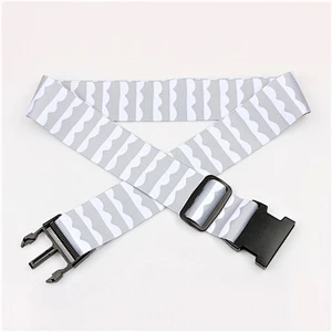 Wholesale personalized design lockable fabric luggage straps for travel